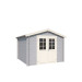  Outdoor Life Products | Tuinhuis Norah 275 x 230 | Gecoat | Platinum Grey-Wit 210283-01